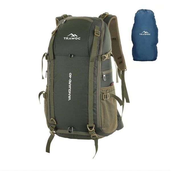 TRAWOC VANGUARD 40 Litre Travel Backpack Laptop Bag